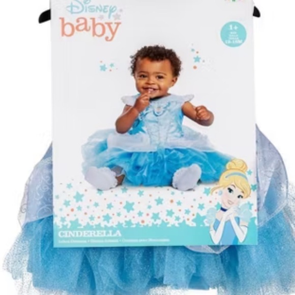 Baby Disney Princess Cinderella Halloween Costume Tutu Dress Size 12-18 mo NWT - Picture 5 of 7